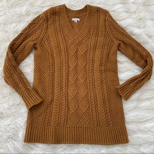 LL.Bean Signature cotton fisherman sweater sz M